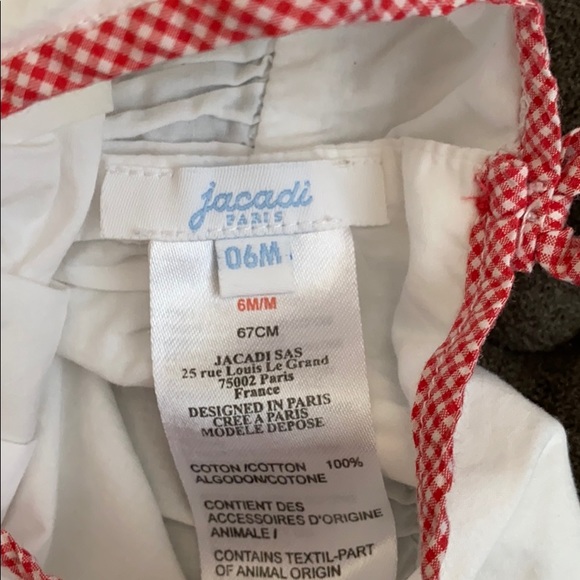 JACADI BABY OUTFIT BLOUSE AND SHORTS - Picture 6 of 8